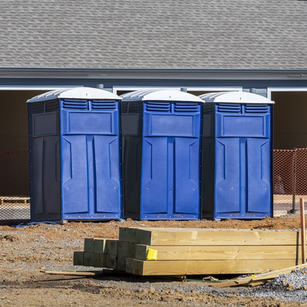 what is the expected delivery and pickup timeframe for the porta potties in Michigan City MS